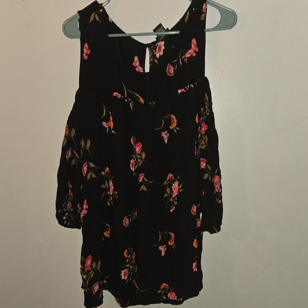 Torrid Pink Asymmetrical Blouse with Cut Out